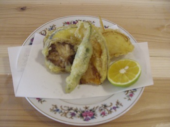 野菜天ぷら盛合わせ